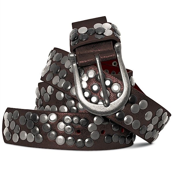 Caspar Nietengürtel GU223 Damen Vintage Gürtel günstig online kaufen