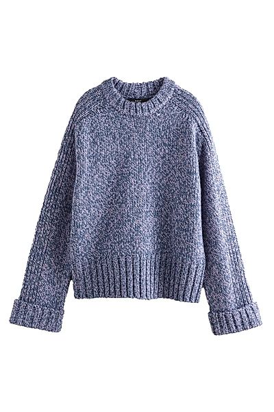Next Rundhalspullover Rundhalspullover mit Wolle und günstig online kaufen