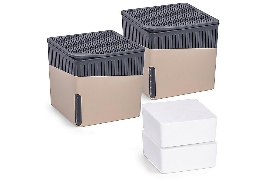 WENKO Luftentfeuchter Cube, für 80 m³ Räume, 2 x 1000g günstig online kaufen