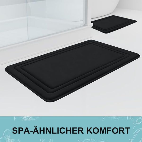OKWISH Badematte Badezimmerteppich Badteppich Anti-Rutsch Teppich, günstig online kaufen