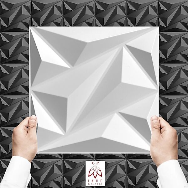 IKHEMalarka 3D Wandpaneel 3D Paneele PVC günstig online kaufen