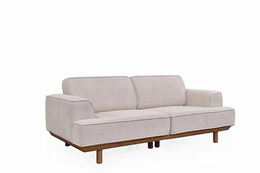 JVmoebel Sofa Elegante Wohnzimmer Couch Weißer 3-Sitzer Luxuriöses Polster günstig online kaufen
