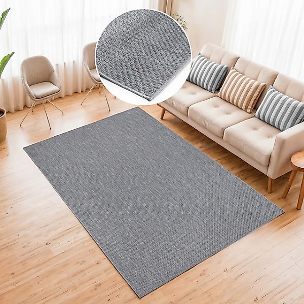 my home Teppich »Rhodos, In-und Outdoor geeignet«, rechteckig, 3 mm Höhe, S günstig online kaufen