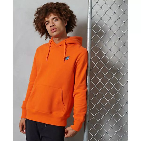 Superdry Sportstyle Brushed Kapuzenpullover XL Flame Orange günstig online kaufen