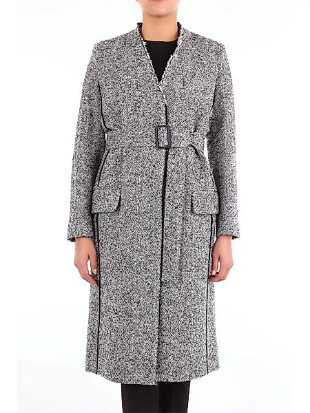 GRIFONI Mantel Damen Schwarz und weiß günstig online kaufen