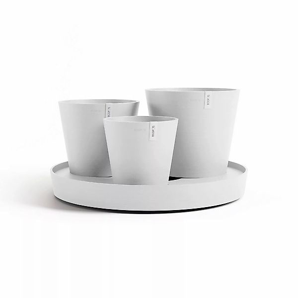 Ecopots Pflanztopf Dubai Weiß 56 cm x 30 cm günstig online kaufen