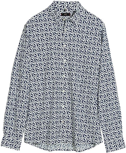 Cinque Langarmhemd CISPACE-L mit modischem Muster günstig online kaufen