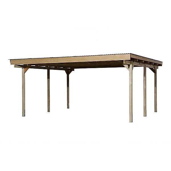 weka Doppelcarport 616, BxT: 500x500 cm, 225 cm Einfahrtshöhe günstig online kaufen