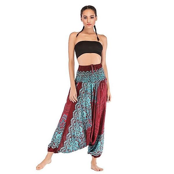 YRIIOMO Loungepants Freizeit Yogahose, Bohemian Hose günstig online kaufen