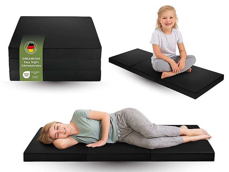 Klappmatratze Faltmatratze 60x190 cm, klappbare Gästematratze, Dreamstar, 7 günstig online kaufen