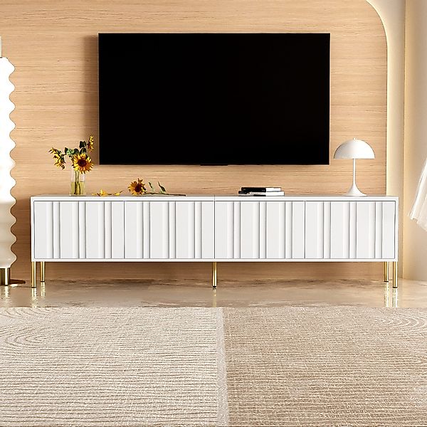 REDOM Lowboard Luxuriöser TV-Schrank mit goldenen günstig online kaufen