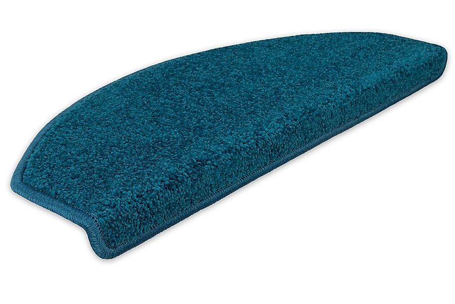 Metzker® Stufenmatte Stufenmatten Pegasus Halbrund Petrol Türkis 15 Stück, günstig online kaufen