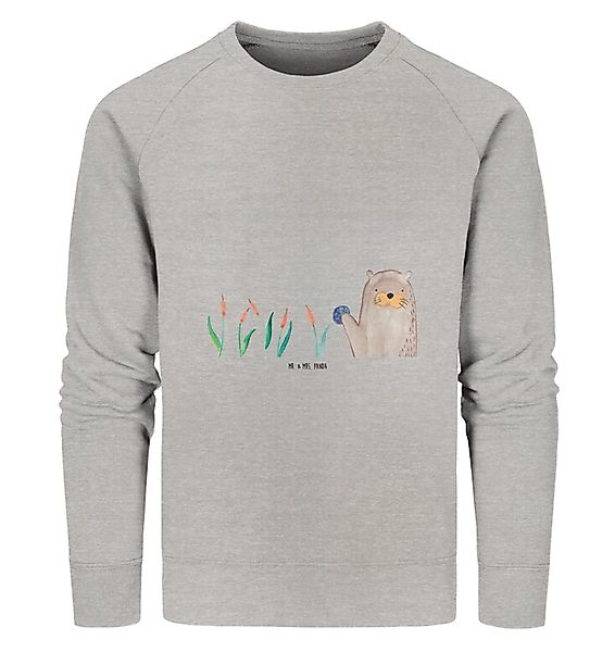 Mr. & Mrs. Panda Longpullover Otter Stein Größe L - Heather Grey - Geschenk günstig online kaufen