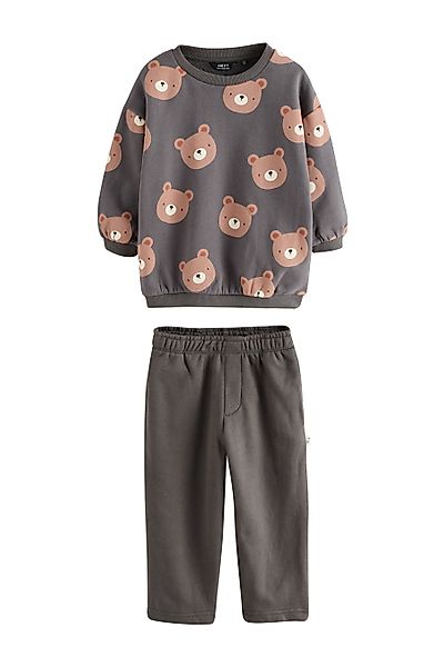 Next Sweatanzug Sweatshirt mit Print und günstig online kaufen