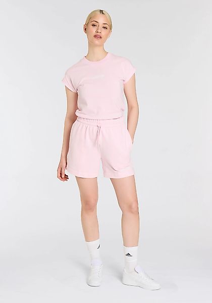 adidas Sportswear Shorts "W LIN FT SHO", (1 tlg.), Mitelhoher Bund mit Kord günstig online kaufen