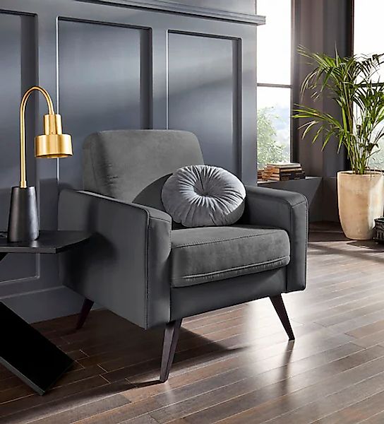 exxpo - sofa fashion Sessel »Samso, Loungesessel mit tollem Sitzkomfort«, K günstig online kaufen