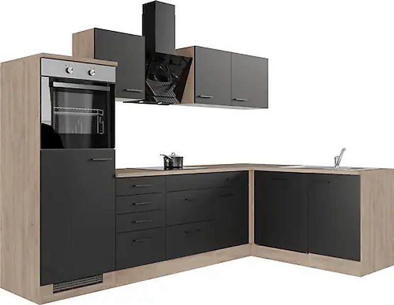 Flex-Well Küchenzeile »Capri«, mit und ohne E-Geräten erhältlich, Gesamtbre günstig online kaufen