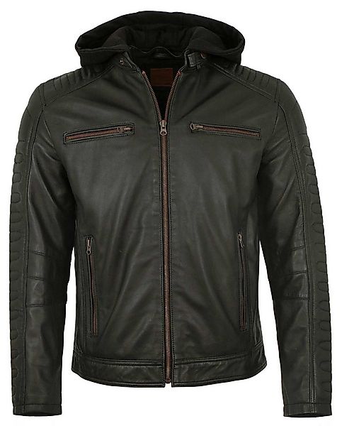 Redpoint Lederjacke Damon Redpoint - Herren Lederjacke Bikerjacke Kapuze La günstig online kaufen