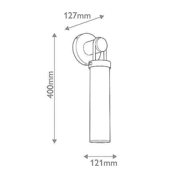 Wandlampe WYNWOOD, altmessing Höhe 40 cm Metall/Opalglas E27 günstig online kaufen