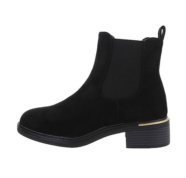 Ital-Design Damen Chelsea Freizeit Chelseaboots (84337989) Blockabsatz Chel günstig online kaufen