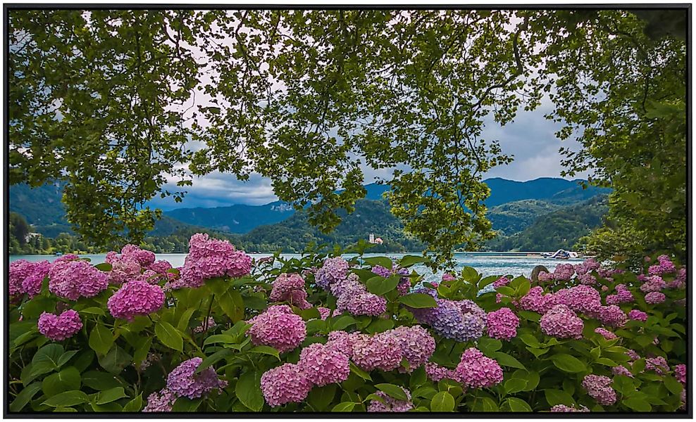 Papermoon Infrarotheizung »Blumen am Fluss«, sehr angenehme Strahlungswärme günstig online kaufen