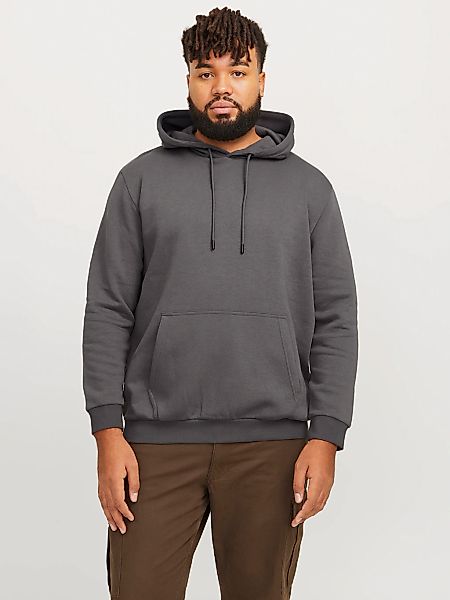 Jack&Jones Hoodie aus Baumwoll-Mix Farbe grau Größe: 5XL günstig online kaufen
