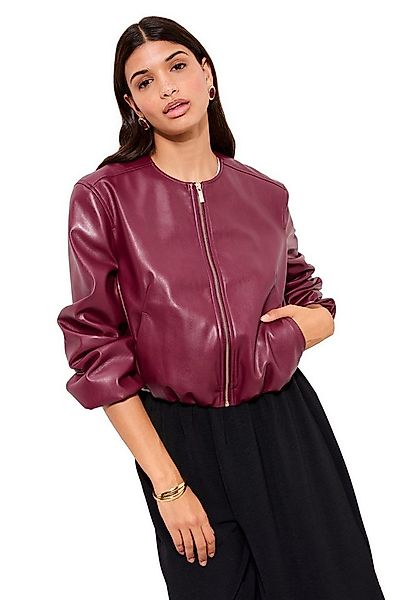 Friends Like These Lederjacke Friends Like These Kunstlederjacke mit Ballon günstig online kaufen