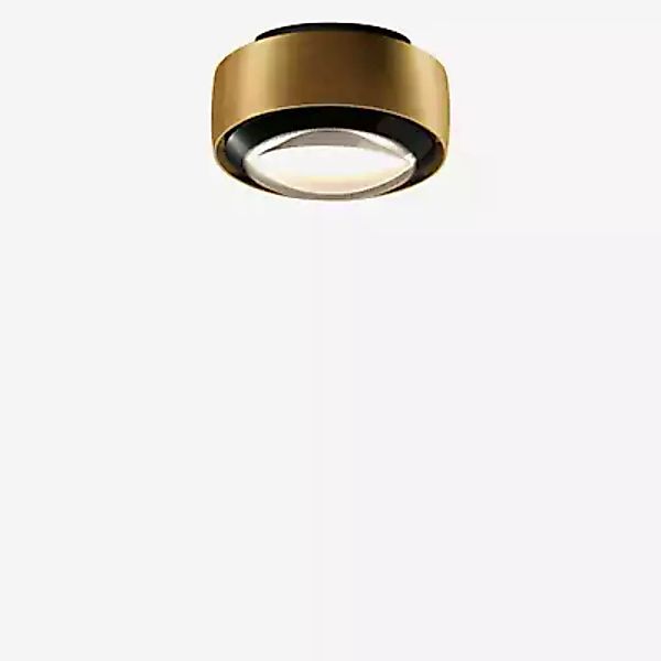 Occhio Più Alto V Volt C80 Deckenleuchte LED, Kopf bronze/Baldachin schwarz günstig online kaufen