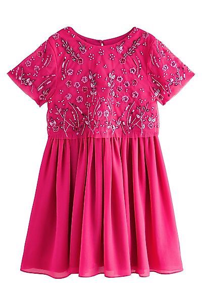 Next Tüllkleid Verziertes Mesh-Kleid mit Pailletten günstig online kaufen
