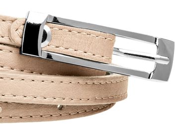 Caspar Taillengürtel GU296 schmaler Damen Ledergürtel günstig online kaufen