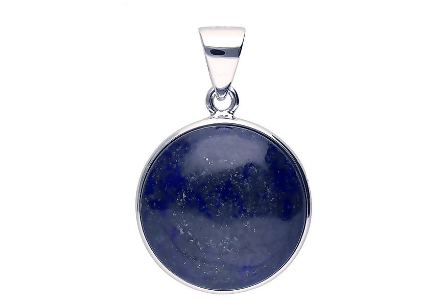 Schmuck Krone Kettenanhänger Anhänger Lapis-Lazuli blau & 925 Silber, rund, günstig online kaufen