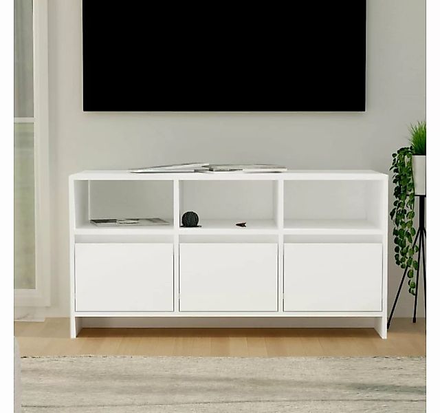 furnicato TV-Schrank Weiß 102x37,5x52,5 cm Holzwerkstoff günstig online kaufen