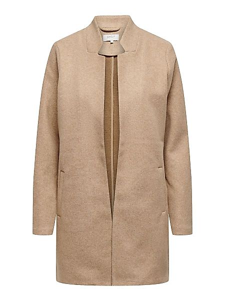 ONLY High Neck Mantel Damen Braun günstig online kaufen