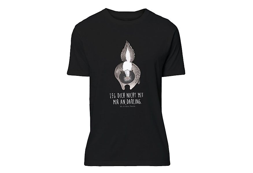 Mr. & Mrs. Panda T-Shirt Stinktier Angriff - Schwarz - Geschenk, Lustiges T günstig online kaufen