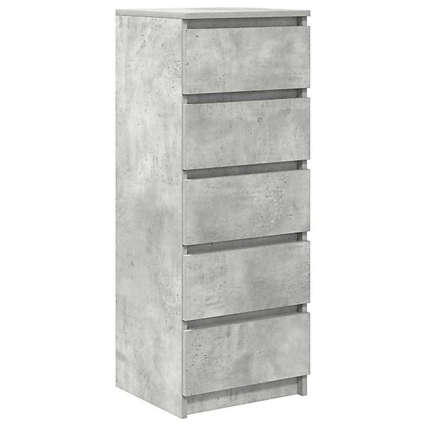 vidaXL Sideboard mit Schubladen Betongrau 37,5x35x99 cm Holzwerkstoff 86176 günstig online kaufen