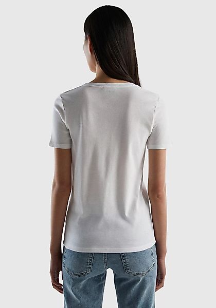 United Colors of Benetton T-Shirt, mit modischem V-Ausschnitt günstig online kaufen