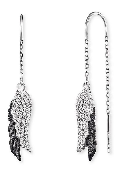 Engelsrufer Paar Ohrhänger Flügelduo, mit Zirkonia (synth) günstig online kaufen
