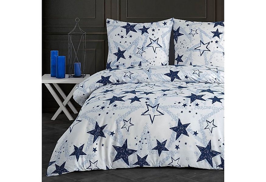 Buymax Bettwäsche, Renforcé: 100% Baumwolle, 2 teilig, Bettbezug-Set, 155x2 günstig online kaufen