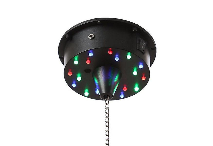 SATISFIRE Discolicht Spiegelkugel Motor bunte LED für Discokugel bis 20cm B günstig online kaufen