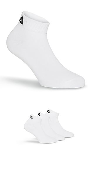 Fila Kurzsocken "UNISEX INVISIBLE PLAIN SOCKS" 3 Stk. tlg. mit Logostickere günstig online kaufen