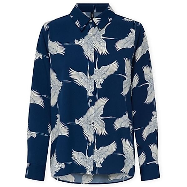Only  Hemdbluse Nova Life Vis Shirt - Blue Dephts günstig online kaufen