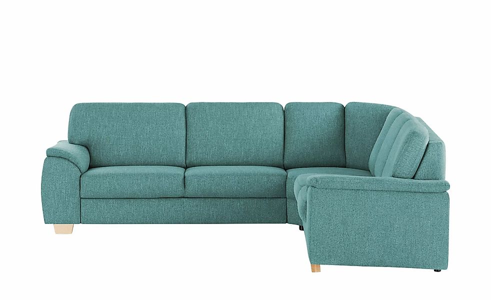 smart Ecksofa  Valencia ¦ türkis/petrol ¦ Maße (cm): B: 280 H: 80 T: 250.0 günstig online kaufen