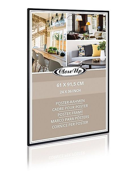 Close Up Bilderrahmen Posterrahmen 61 x 91,5 cm schwarz günstig online kaufen