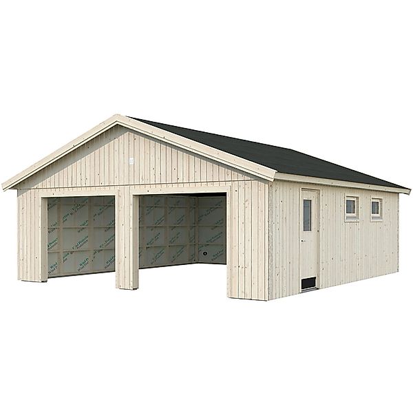 Palmako Garage »Andre«, BxTxH: 712x785x357 cm, ohne Tor, natur günstig online kaufen