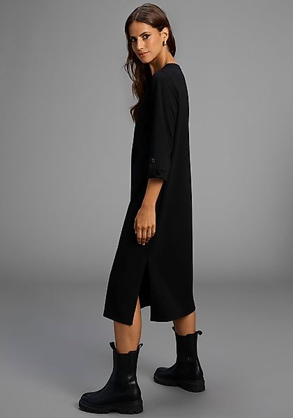 Laura Scott Midikleid aus Milano-Ribstoff, das günstig online kaufen
