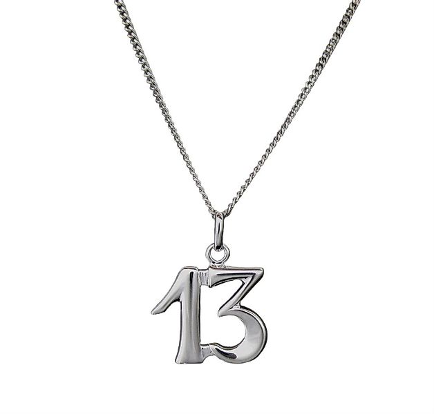 NICEANDnoble Kettenanhänger 925er Sterlingsilber Kettenanhänger Glückszahl günstig online kaufen