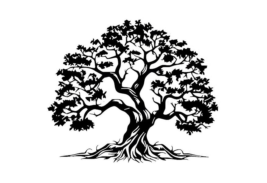 Jumpeak Wanddekoobjekt Metall Baum des Lebens Kunst Wanddekoration,Baum Wan günstig online kaufen