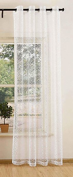Gardinenbox Gardine, Ösen (1 St), transparent, günstig online kaufen