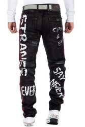 Cipo & Baxx Bikerjeans Herren straight günstig online kaufen