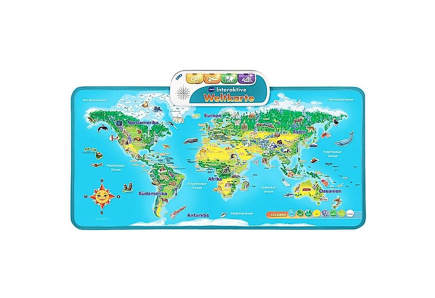 Vtech® Lernspielzeug VTech Interaktive Weltkarte, Lernspaß günstig online kaufen